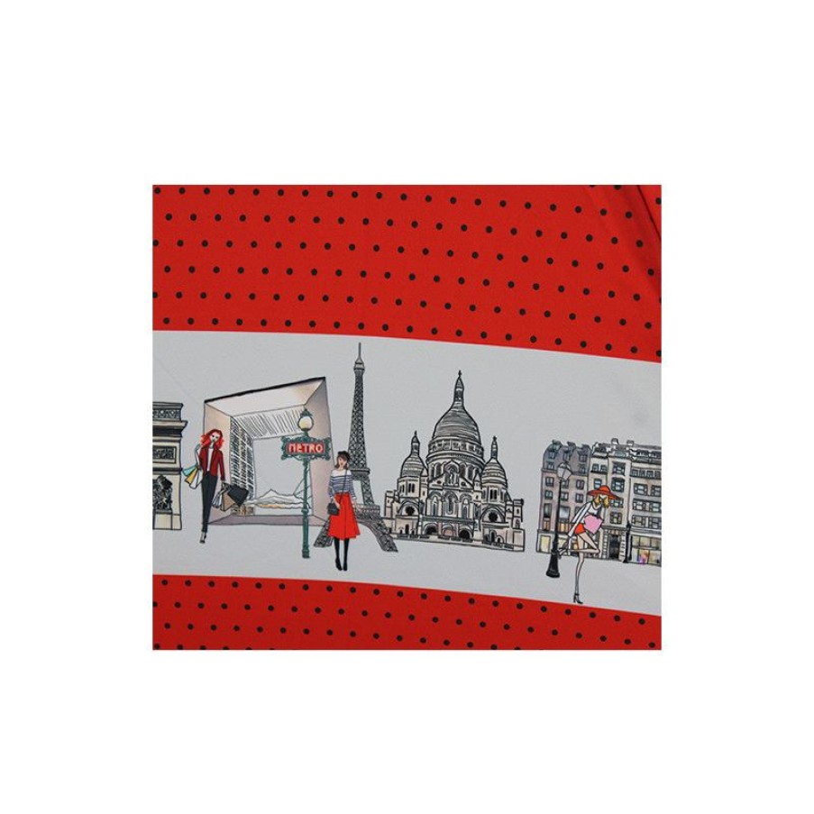 Best Mini Parapluie Pliable Rouge Monuments De Paris