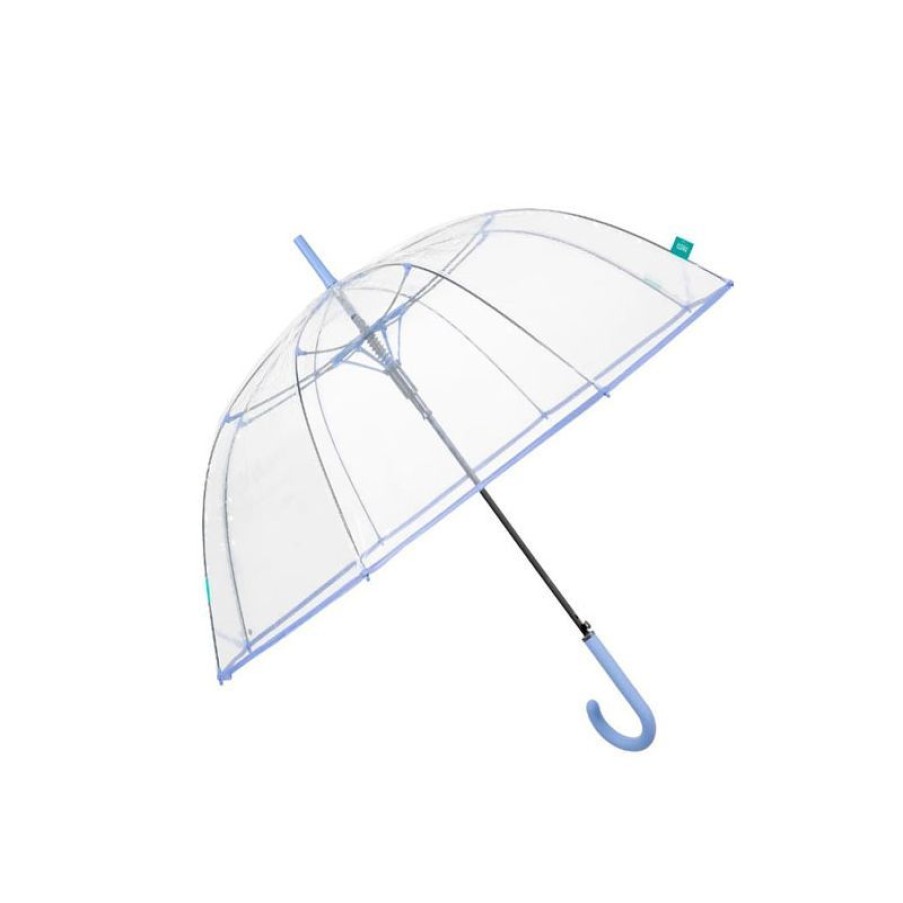 Best Parapluie Transparent Liseret Bleu Lavande