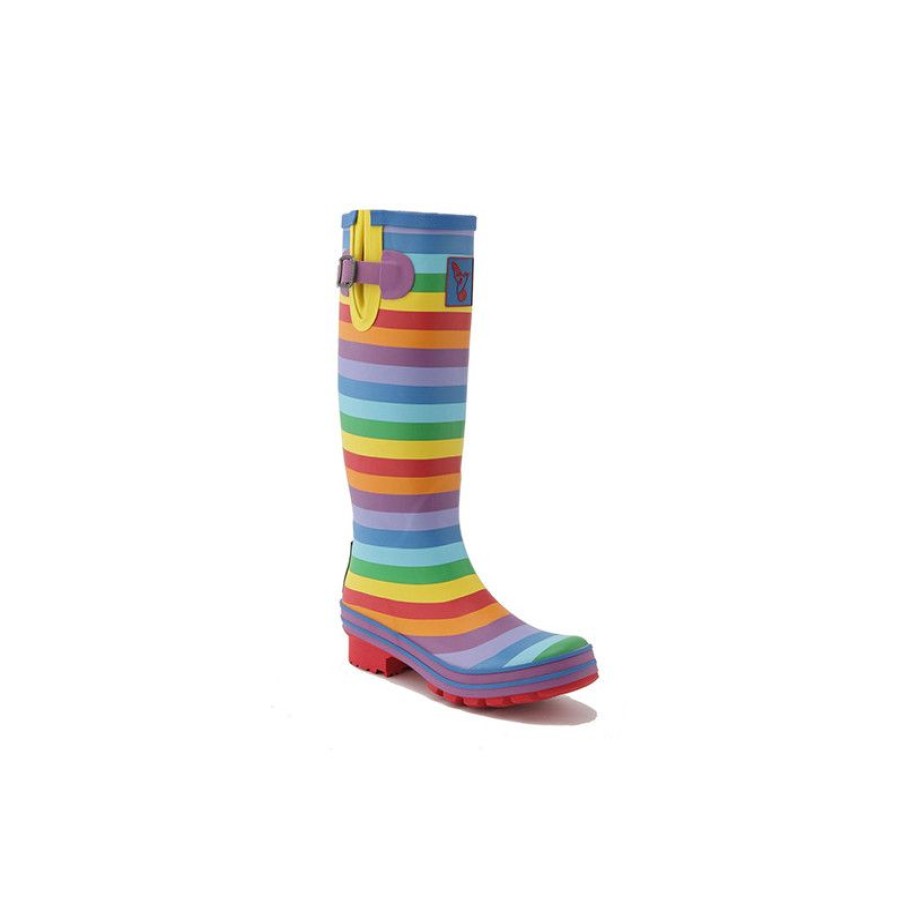 New Botte De Pluie Femme Rainbow