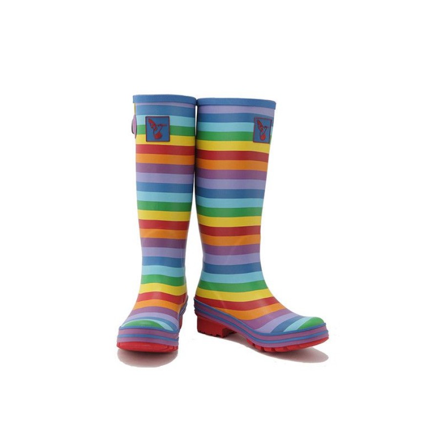 New Botte De Pluie Femme Rainbow