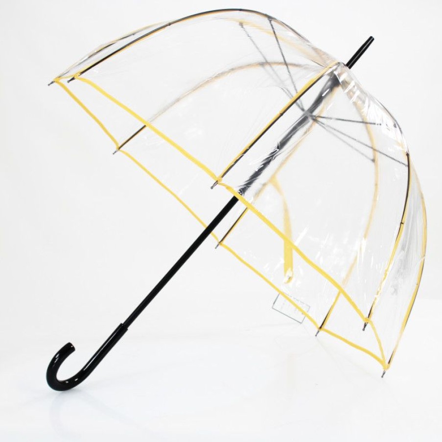 New Parapluie Transparent Cloche Baleines Ganses Jaunes