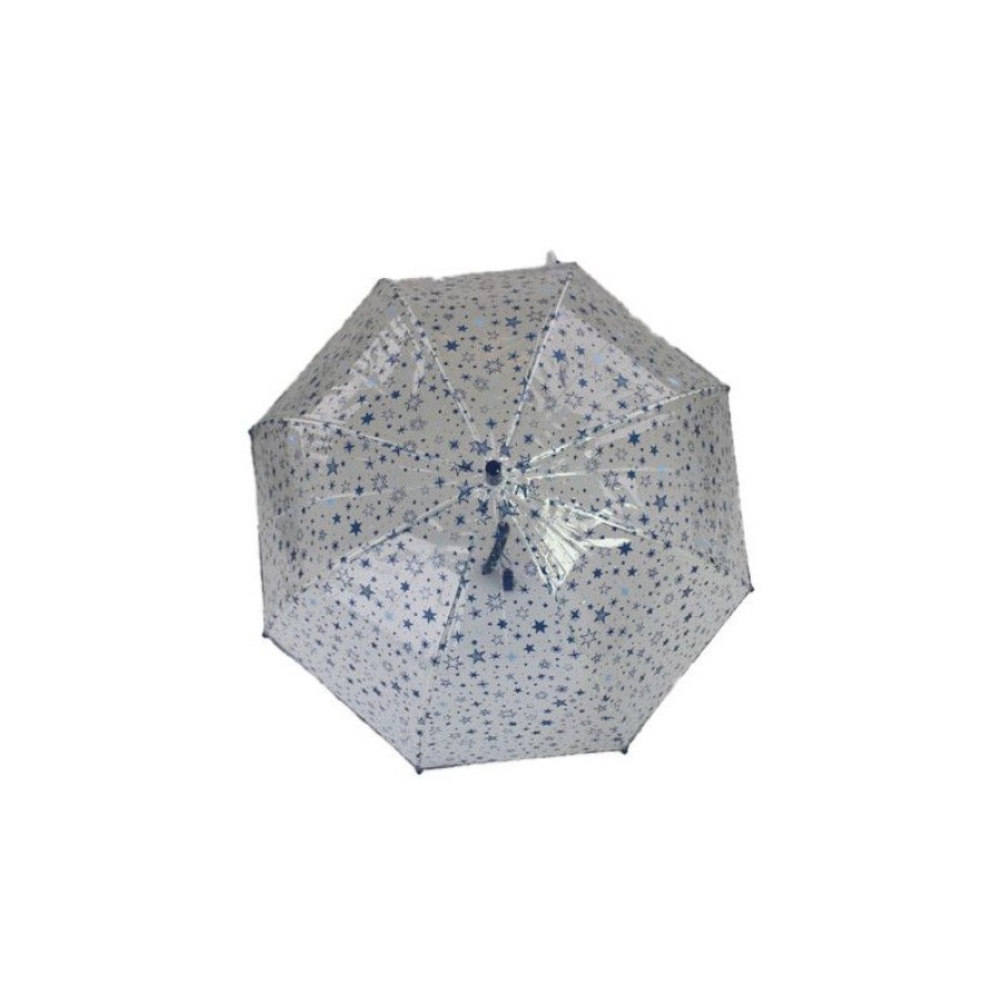 Hot Parapluie Enfant Transparent Bleu Toiles