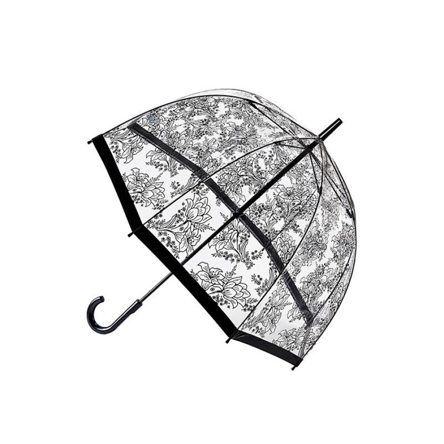 Clearance Parapluie Cloche Transparent Et Noir