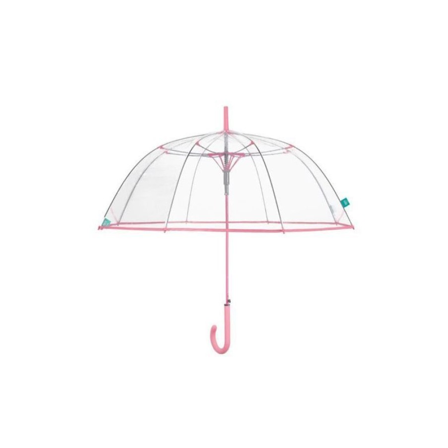 Best Parapluie Transparent Liseret Rose