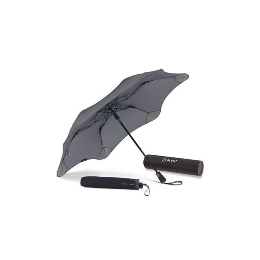 Clearance Parapluie Pliant Blunt Gris Anthracite