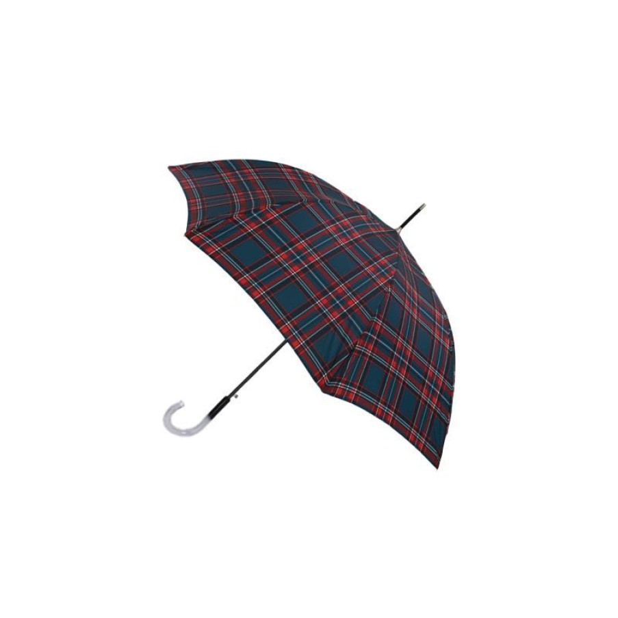 Clearance Parapluie Canne Franu00E7Ais Cossais Bleu Pour Femme