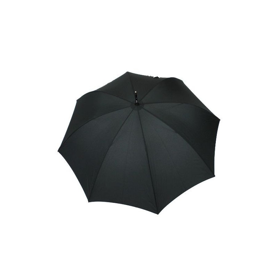 Hot Parapluie Noir Homme Poigne Bambou