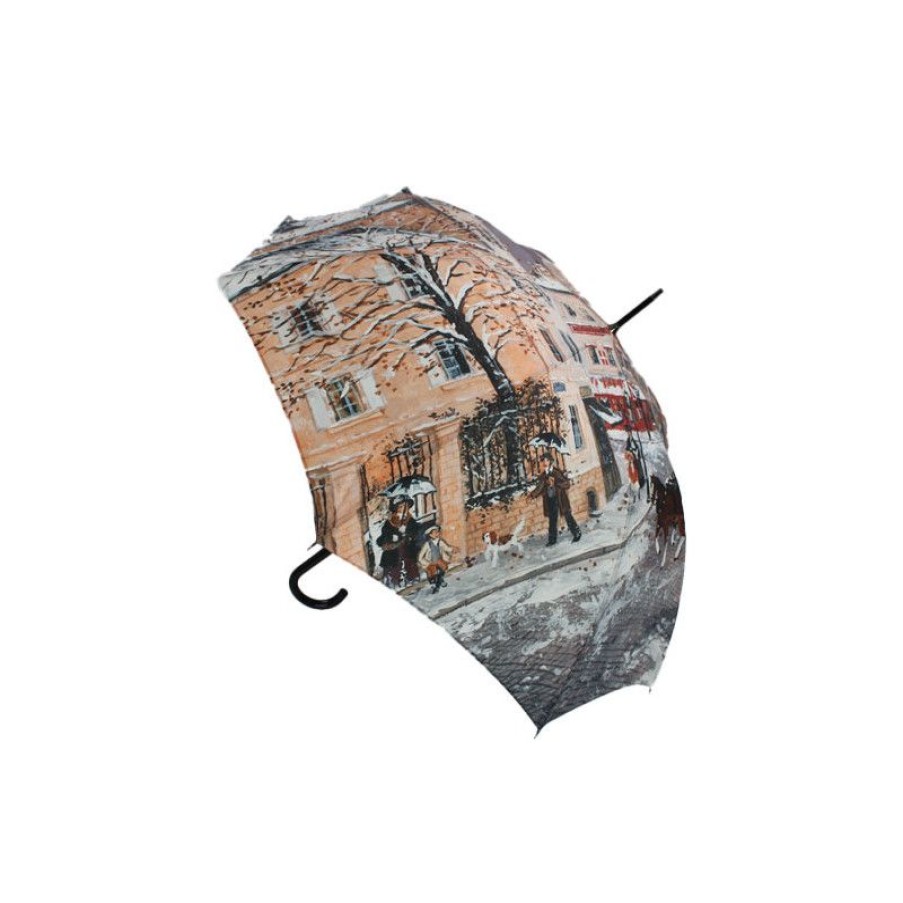 Online Parapluie Canne Paris 1900 Sous La Neige