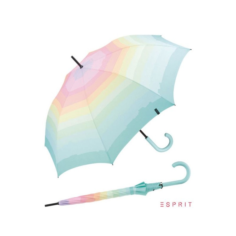 Clearance Parapluie Long Esprit Pastel Multicolore