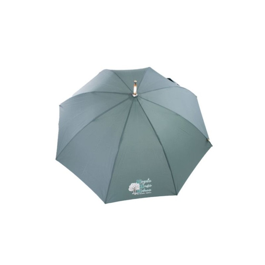 Clearance Parapluie Canne Cologique Vert Ouverture Automatique