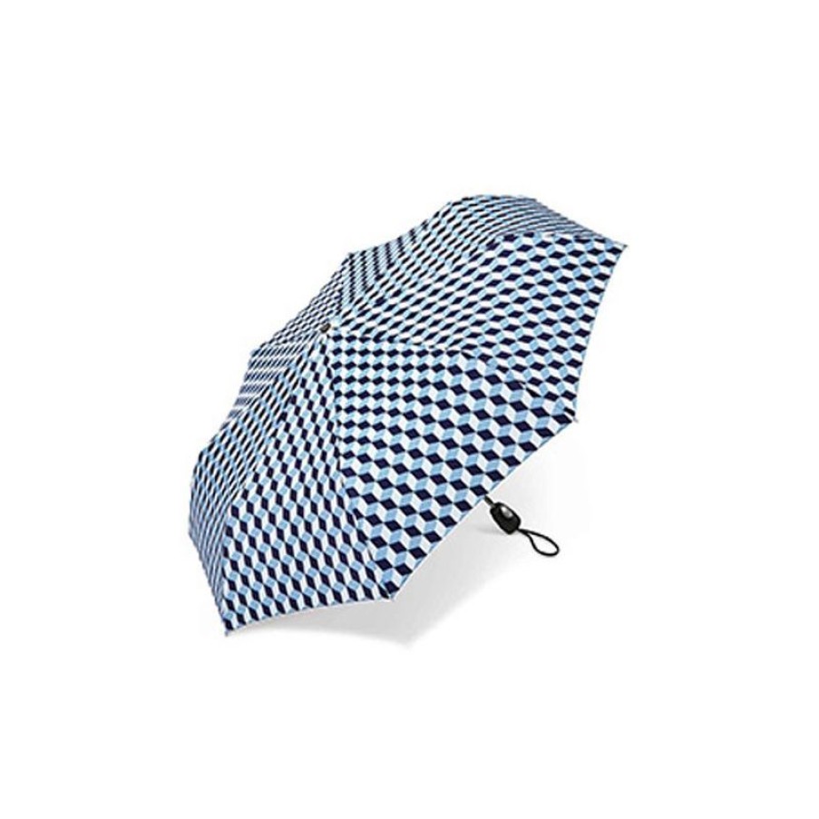 Wholesale Parapluie Pliant Pierre Cardin Gomtrie En Bleu