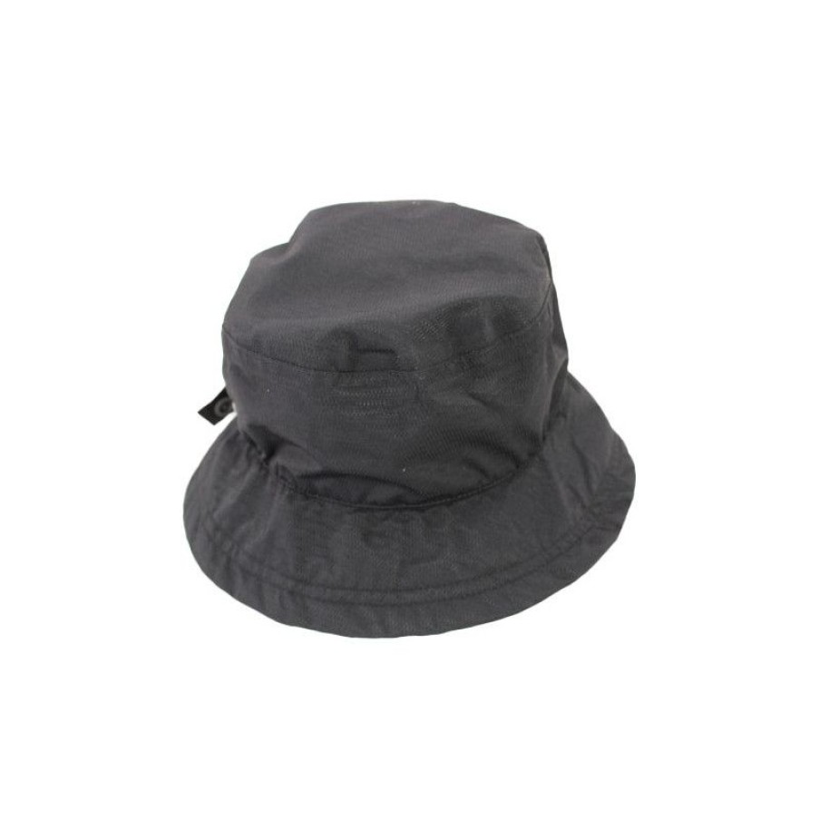 Clearance Chapeau De Pluie Noir Anthracite Aspect Tissus