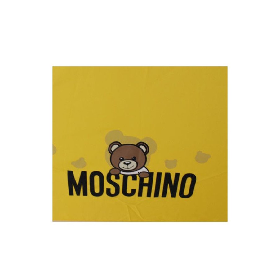 Online Mini Parapluie Jaune Moschino Teddy Bear Avec Trousse