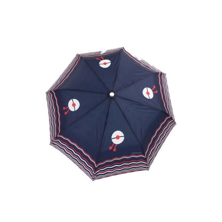 Online Parapluie Pliant Bleu Marine Le Pompon Franu00E7Ais