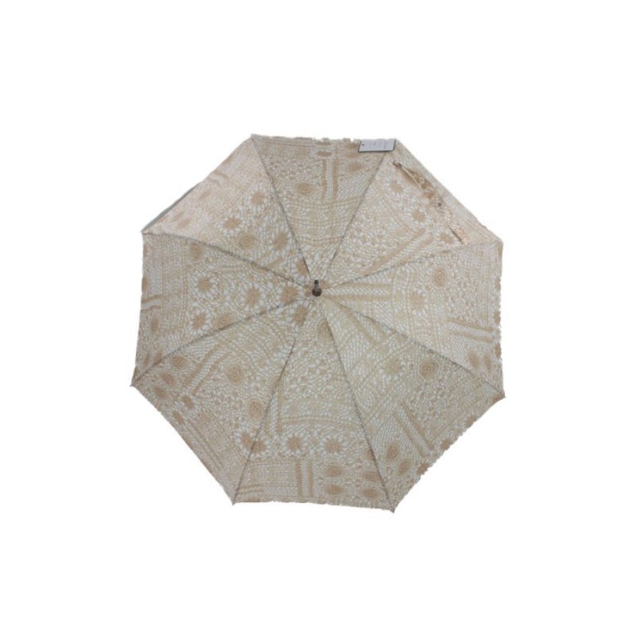 Hot Grand Parapluie Haut De Gamme Beige Pour Dame