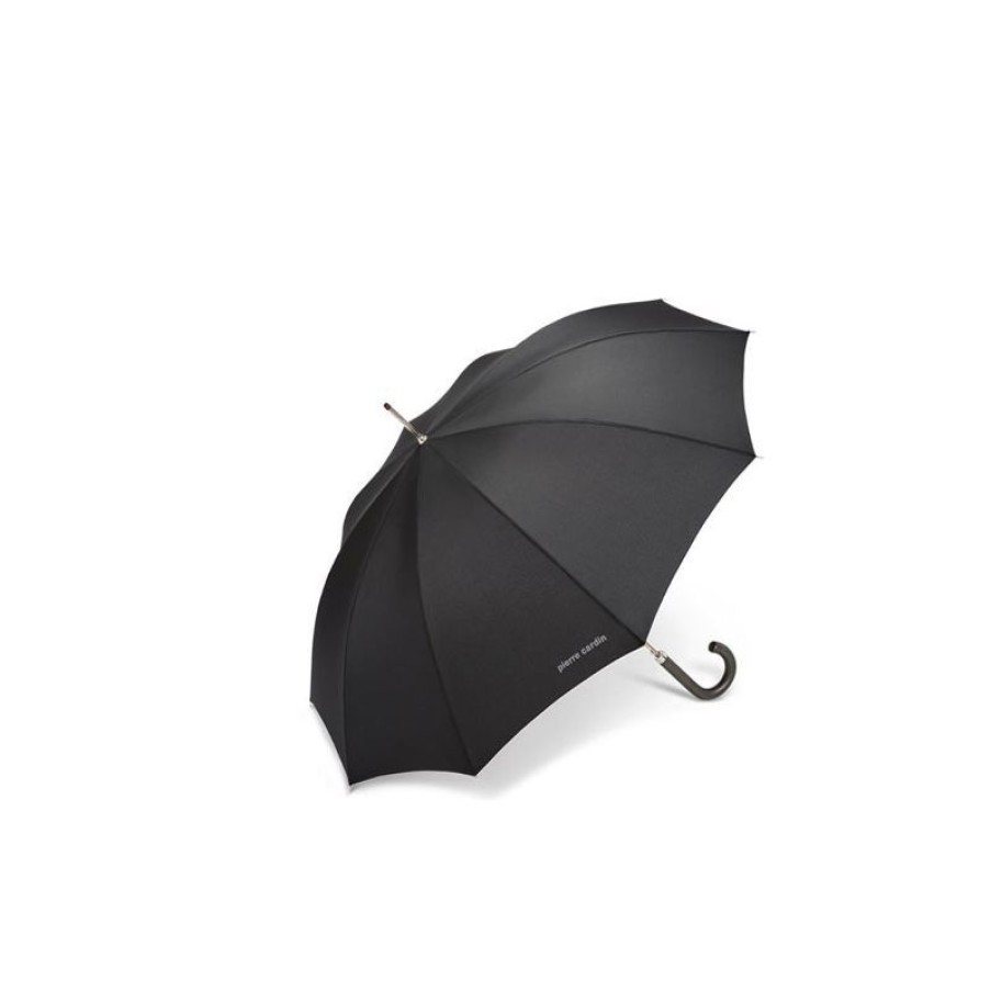 New Grand Parapluie Noir 10 Baleines Pierre Cardin