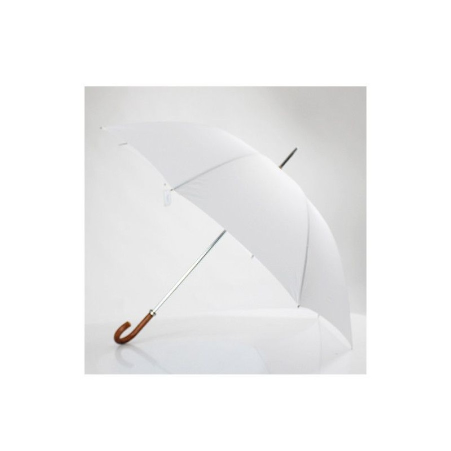 Best Grand Parapluie Golf Blanc Poigne Canne