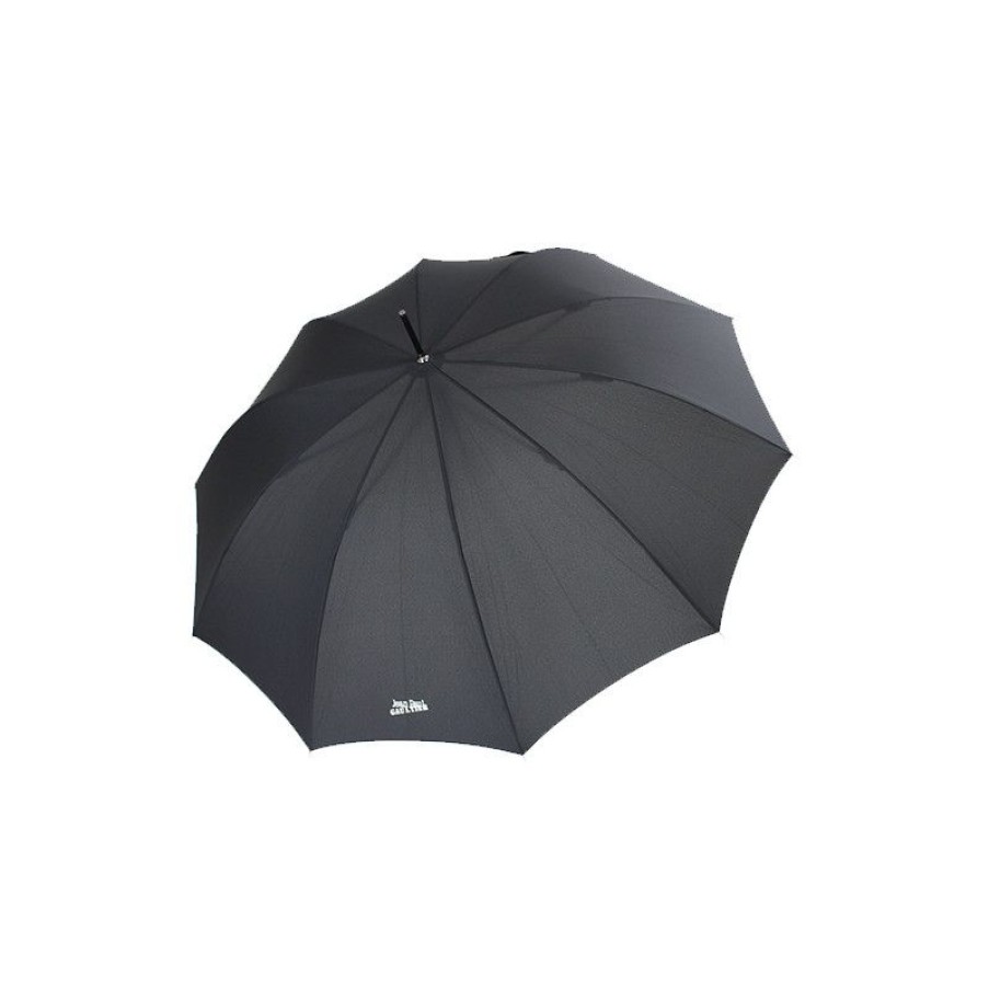 Online Parapluie Noir Homme Poigne Rotin Jean Paul Gaultier