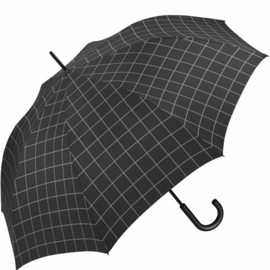 Hot Grand Parapluie Esprit Noir Carreaux