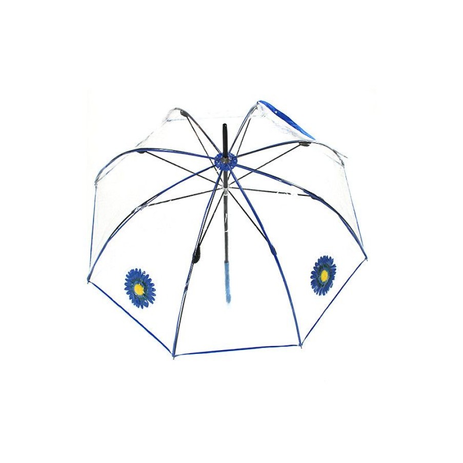 Online Parapluie Transparent Cloche Fleurs En 3D