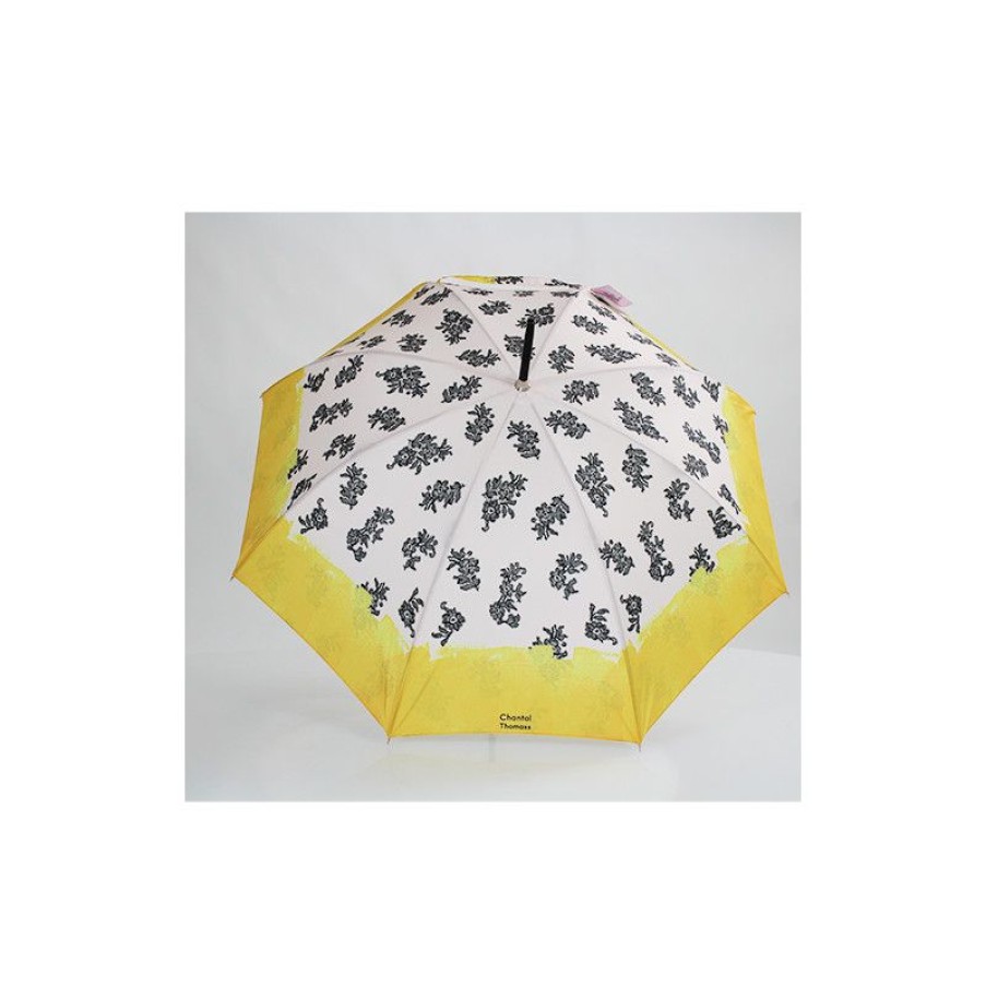 Clearance Parapluie Chantal Thomass Noir Et Jaune Soleil