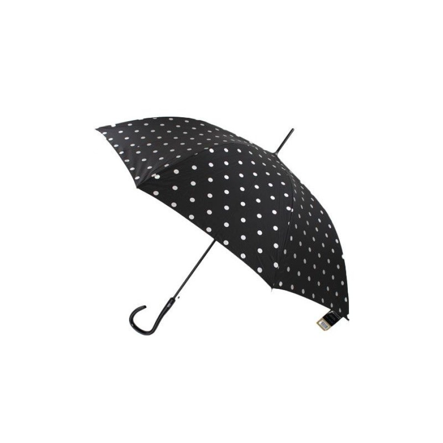 Clearance Parapluie Pierre Cardin Noir Pois Argents