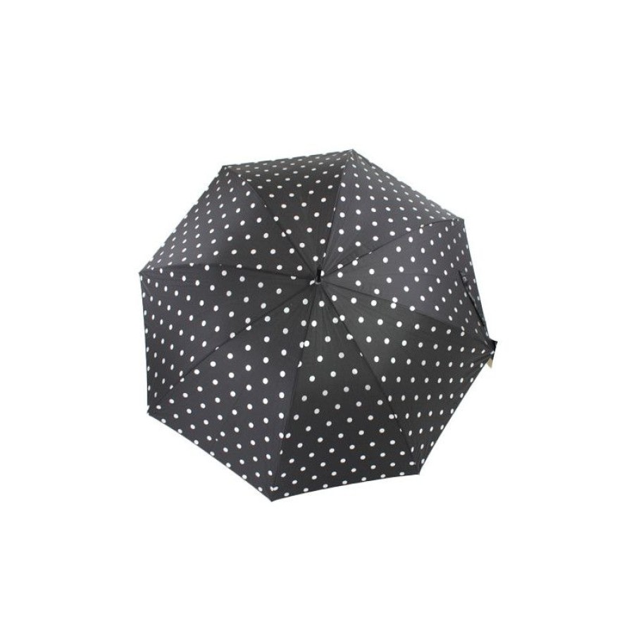 Clearance Parapluie Pierre Cardin Noir Pois Argents