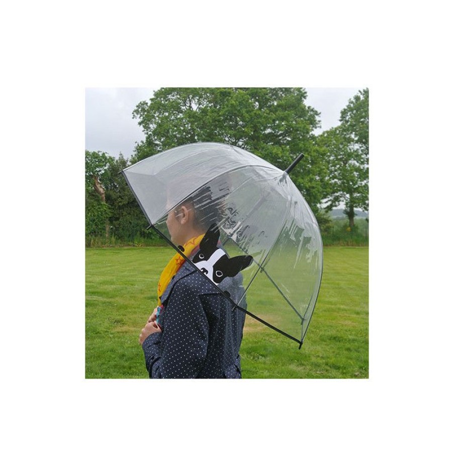 Hot Parapluie Transparent Motif Chien