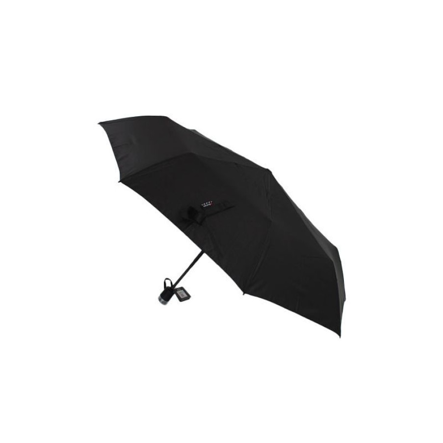 Clearance Parapluie Pliant Noir Solide Ouverture Et Fermeture Automatique