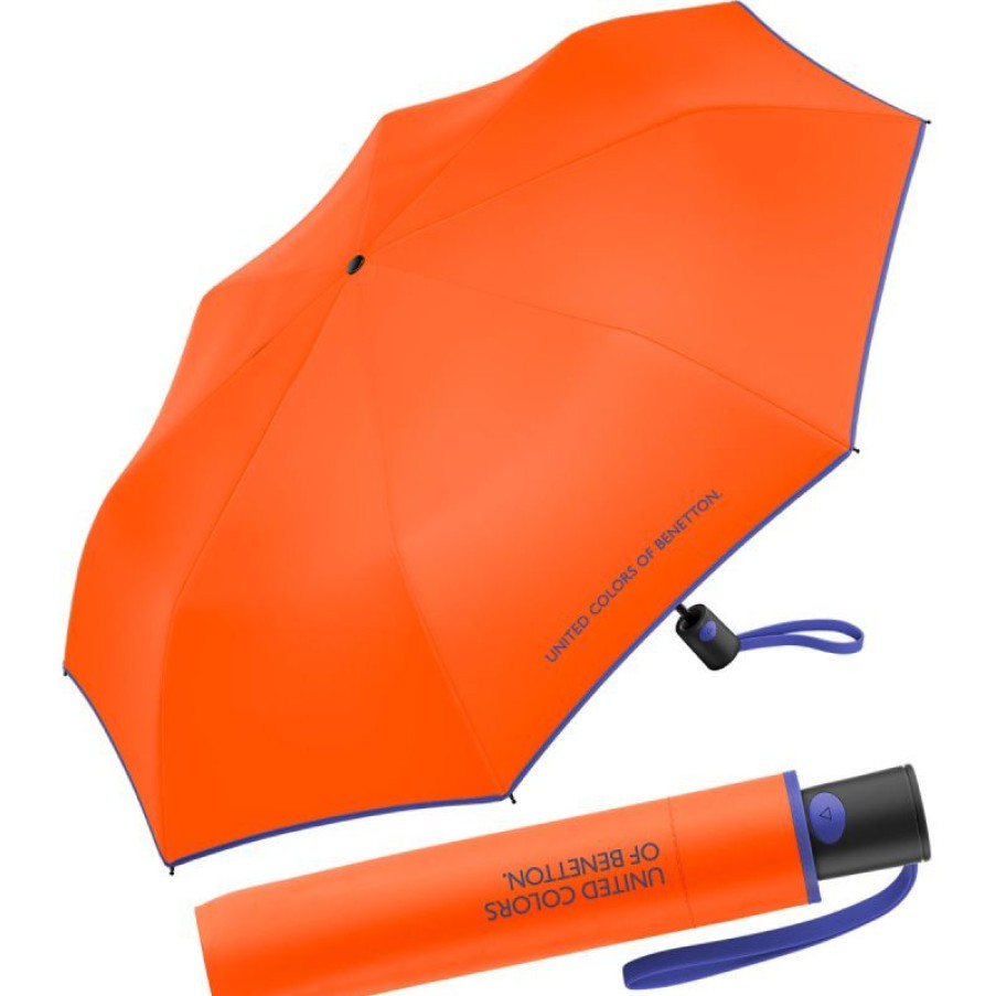 Online Parapluie Automatique Pliant Orange Benetton