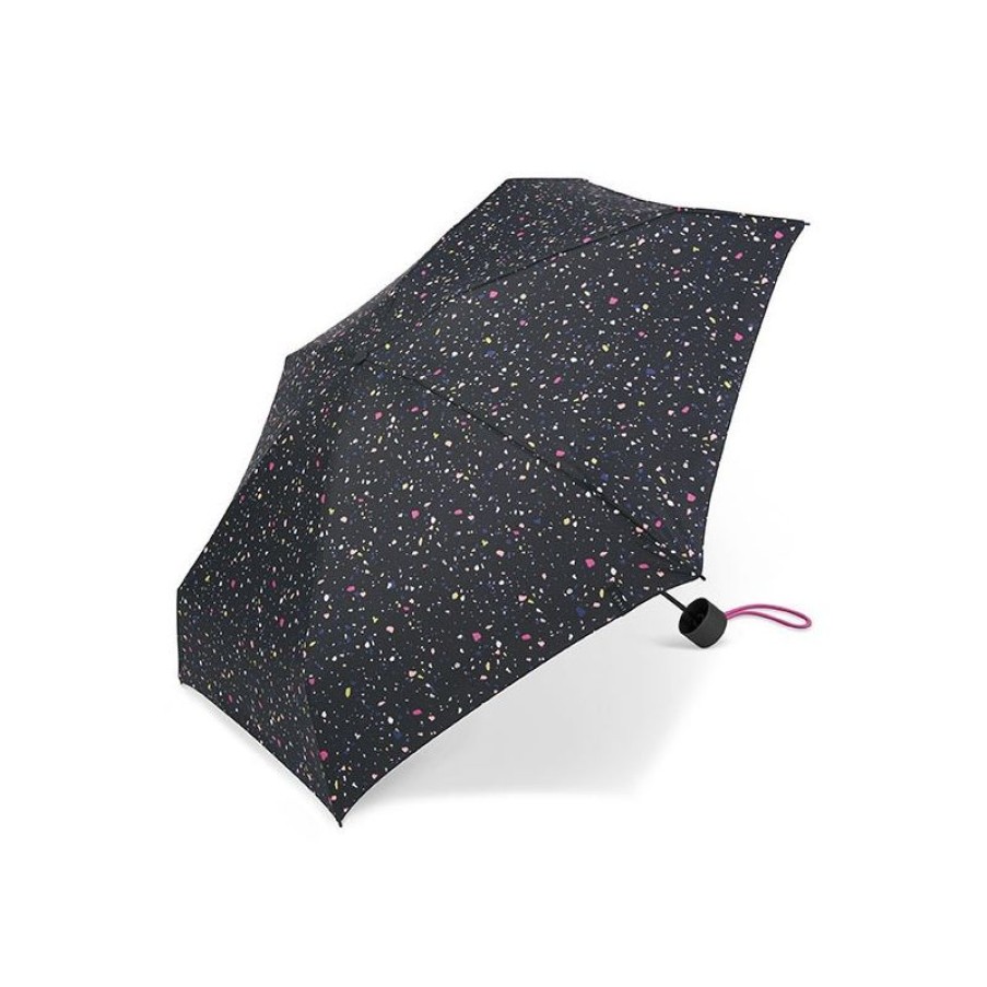 Clearance Mini Parapluie Pliant Esprit Noir Pluie De Couleurs