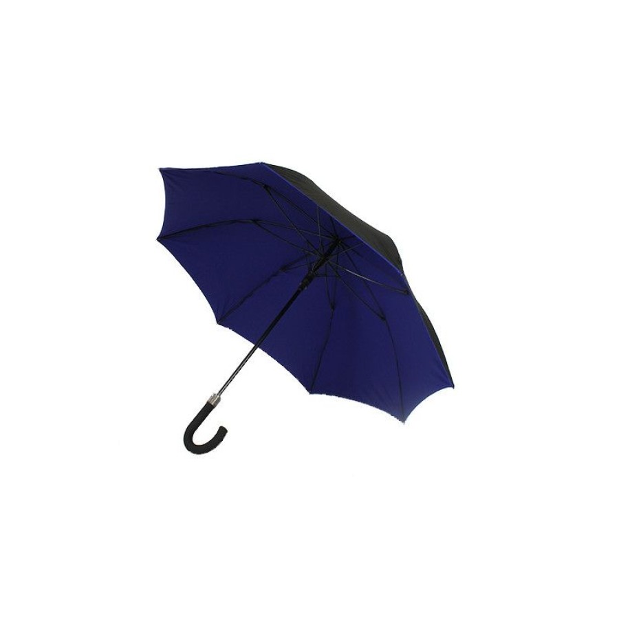 Hot Parapluie Rsistant Au Vent Noir Et Bleu