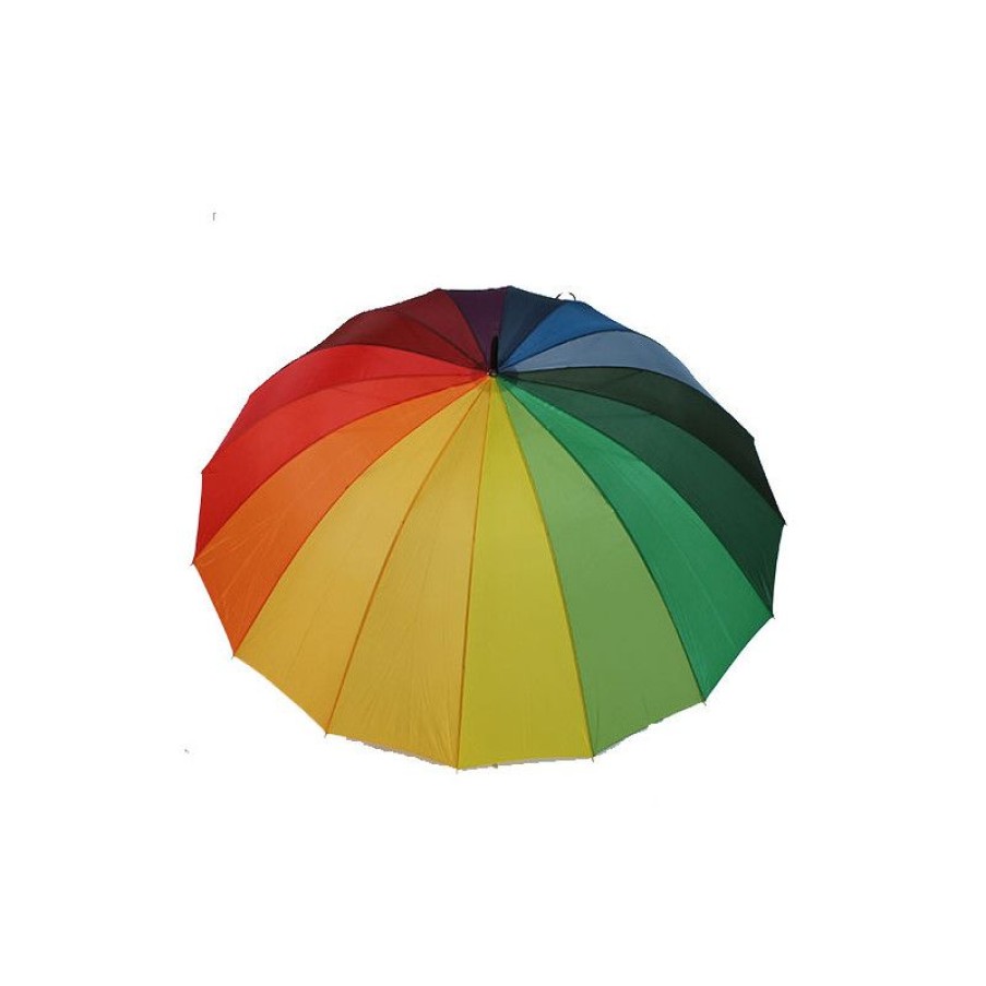 Online Parapluie Arc En Ciel Poigne Bois