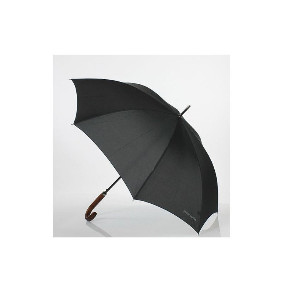 Online Grand Parapluie Noir 8 Baleines Pierre Cardin