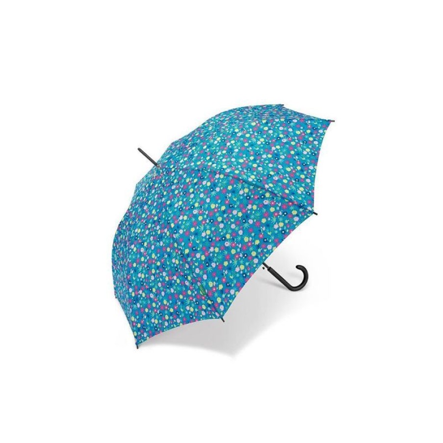 Online Parapluie Long Benetton Fleurs Multicolores