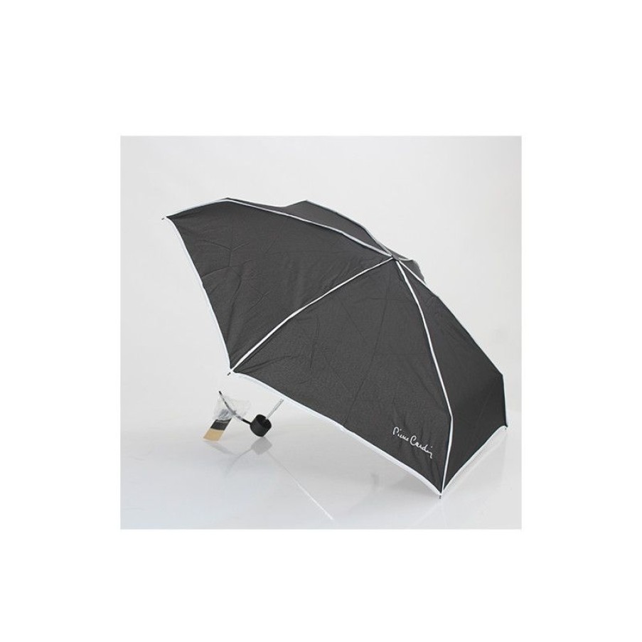 New Mini Parapluie Pliant Pierre Cardin Black And White