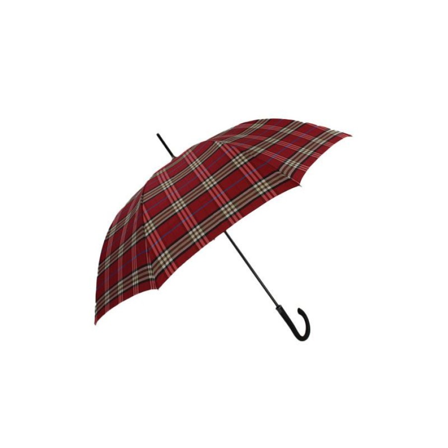 Clearance Parapluie Canne Cossais Rouge Tempu00Eate