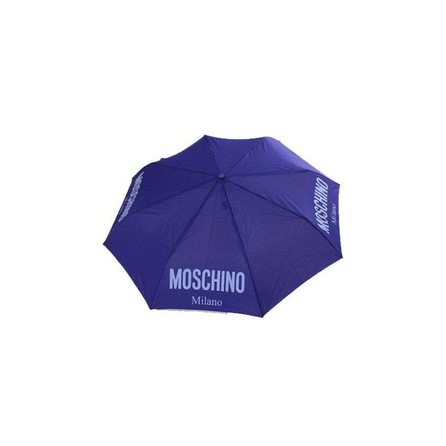 Online Parapluie Bleu Pliant Moschino