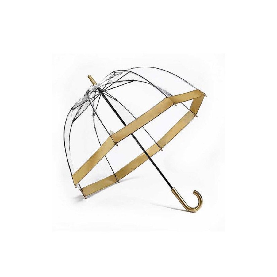 Clearance Parapluie Transparent Gold Fulton