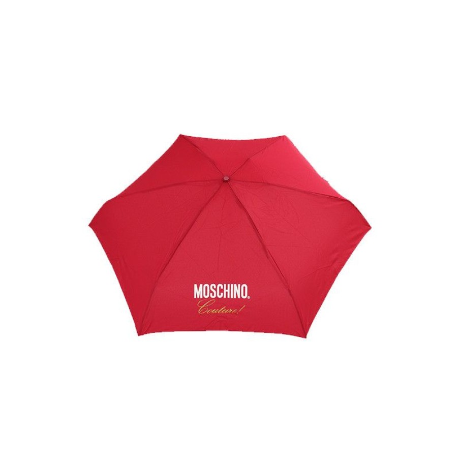 Online Mini Parapluie Rouge Moschino Avec Trousse