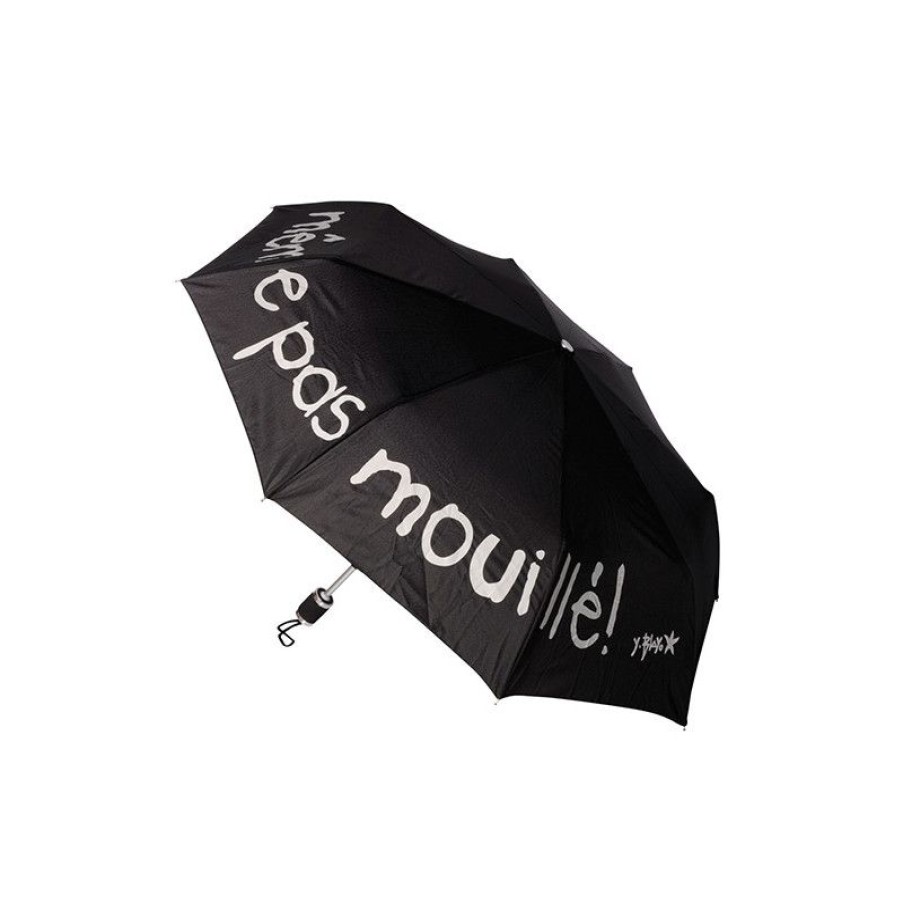 Clearance Parapluie Pliant Noir Fantaisie