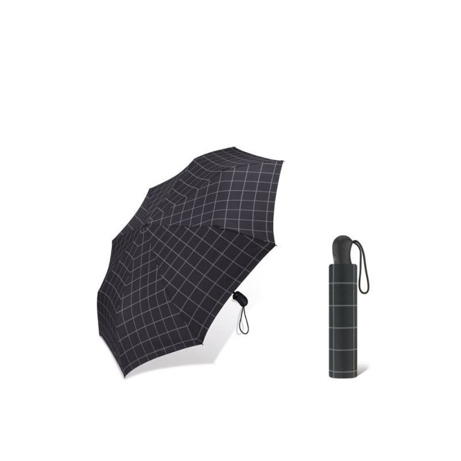 Wholesale Parapluie Pliant Esprit Noir Carreaux