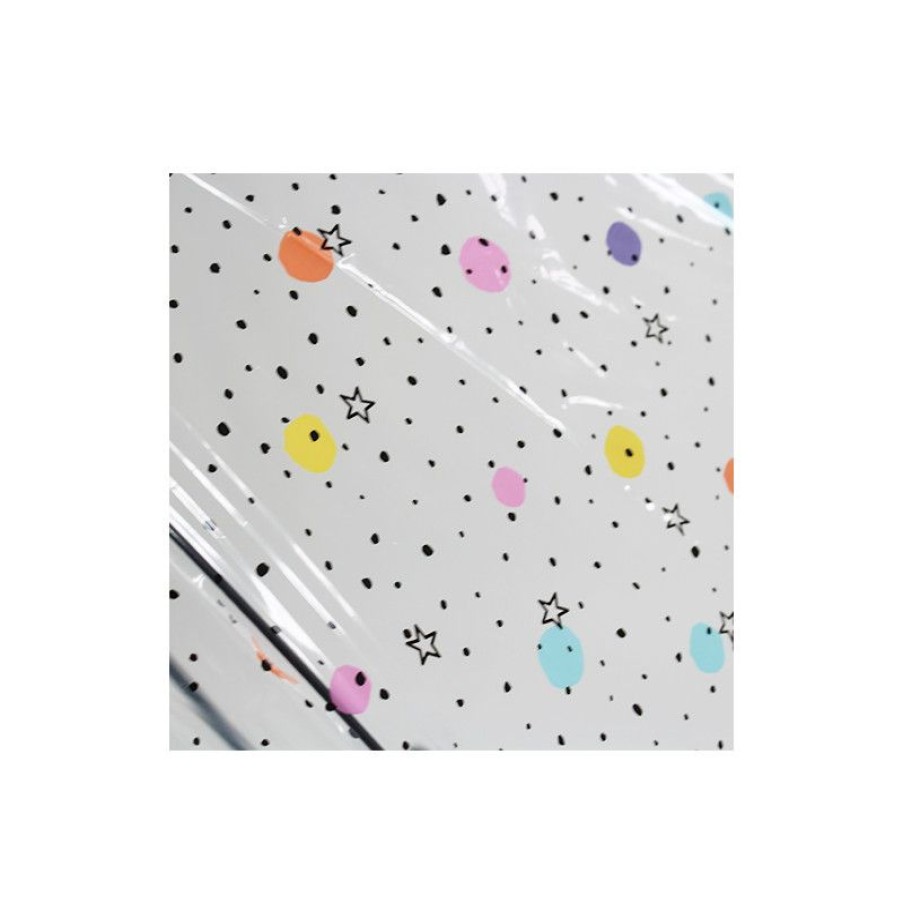 Clearance Parapluie Cloche Transparent Pois Et Toiles