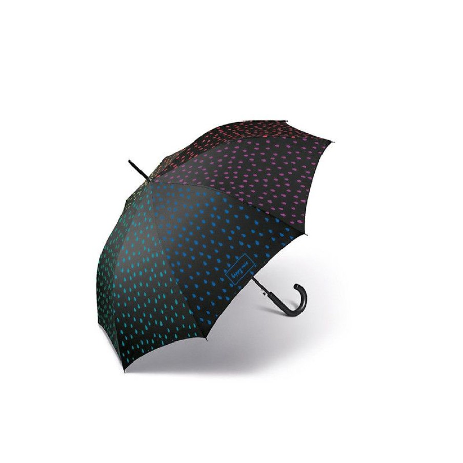 Clearance Parapluie Long Noir Ractif Leau