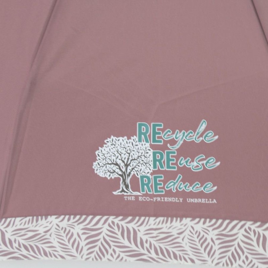 Clearance Parapluie Pliable Cologique Couleur Prune Ouverture Automatique