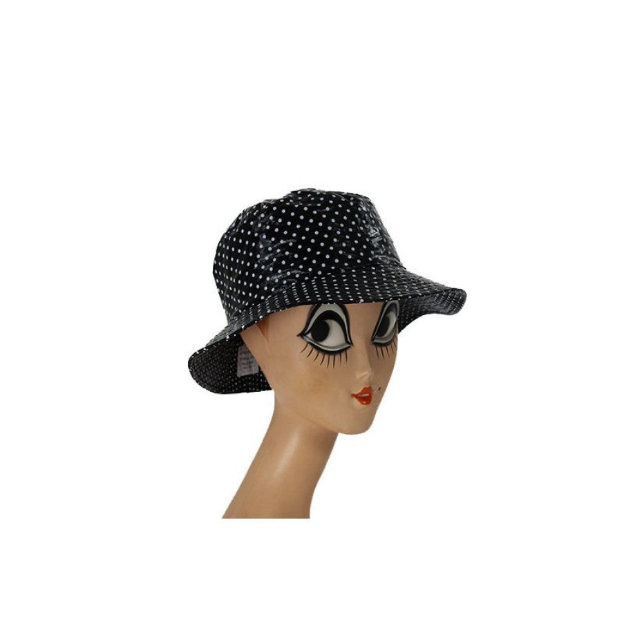 Online Chapeau De Pluie Lger Noir Pois