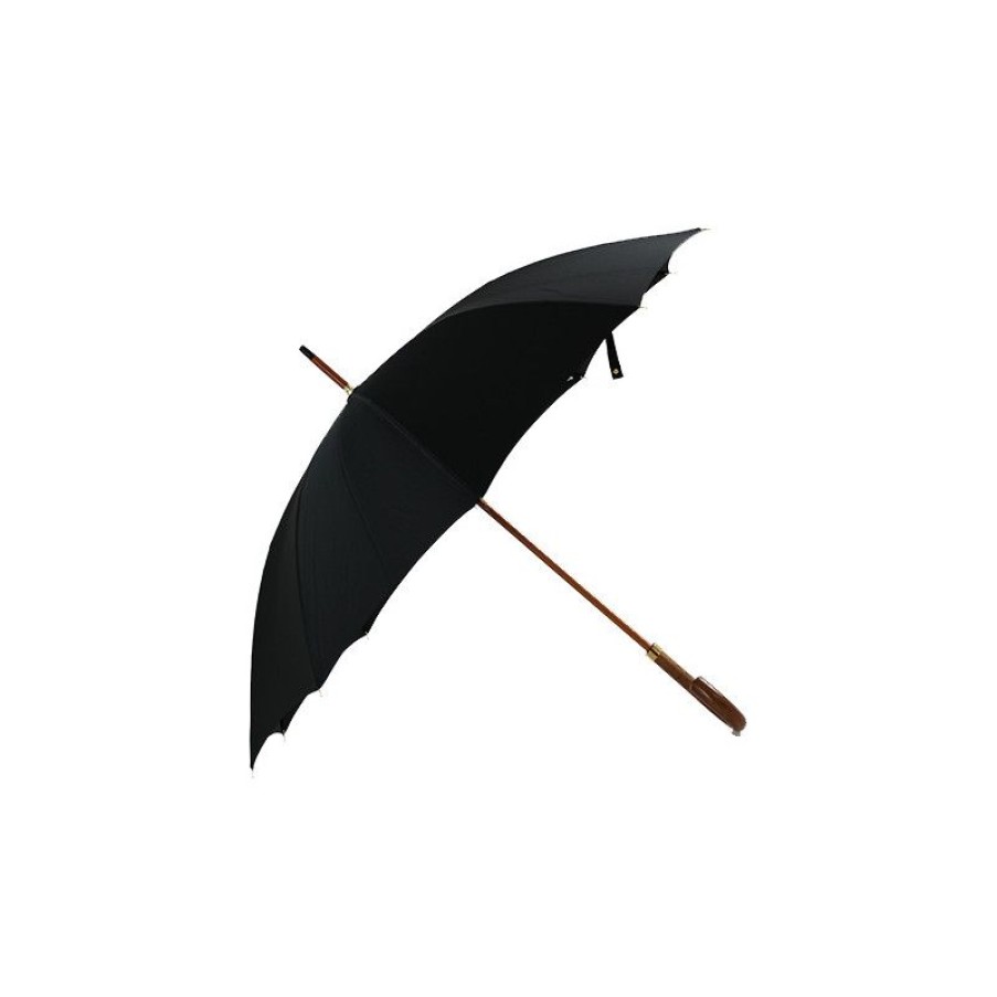 Hot Parapluie Homme 10 Baleines Auteuil Poigne Bois