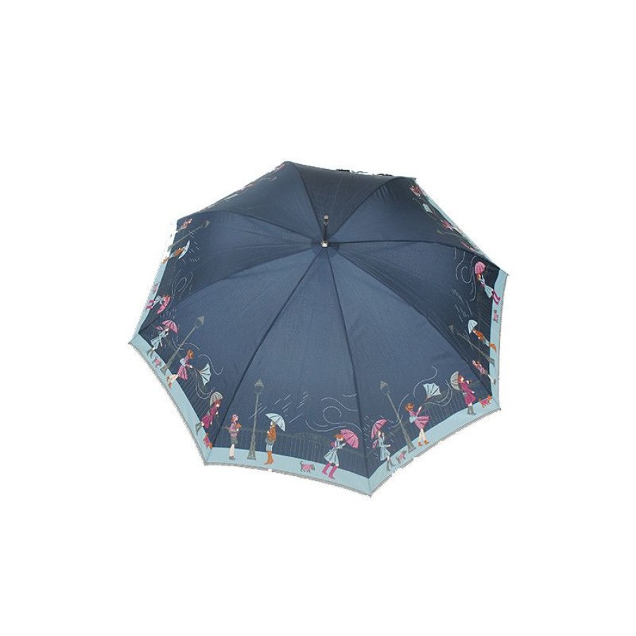 Hot Parapluie Bleu Femme Motif Tempu00Eate En Ville