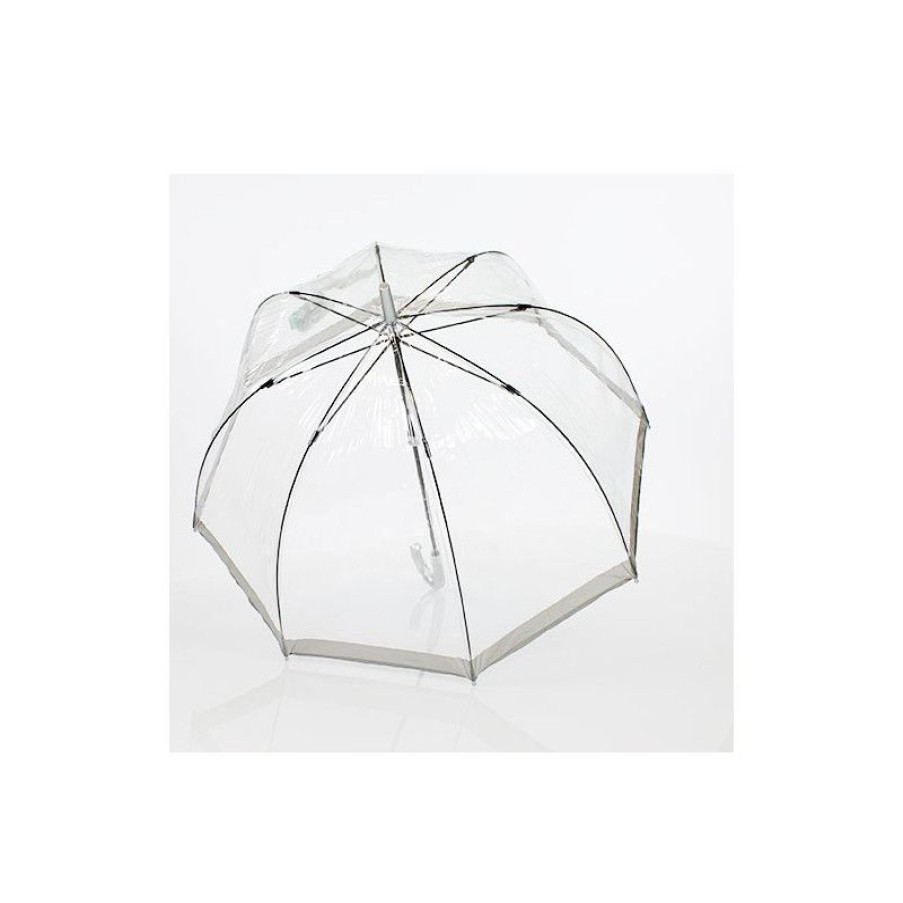 New Parapluie Transparent Argent Fulton