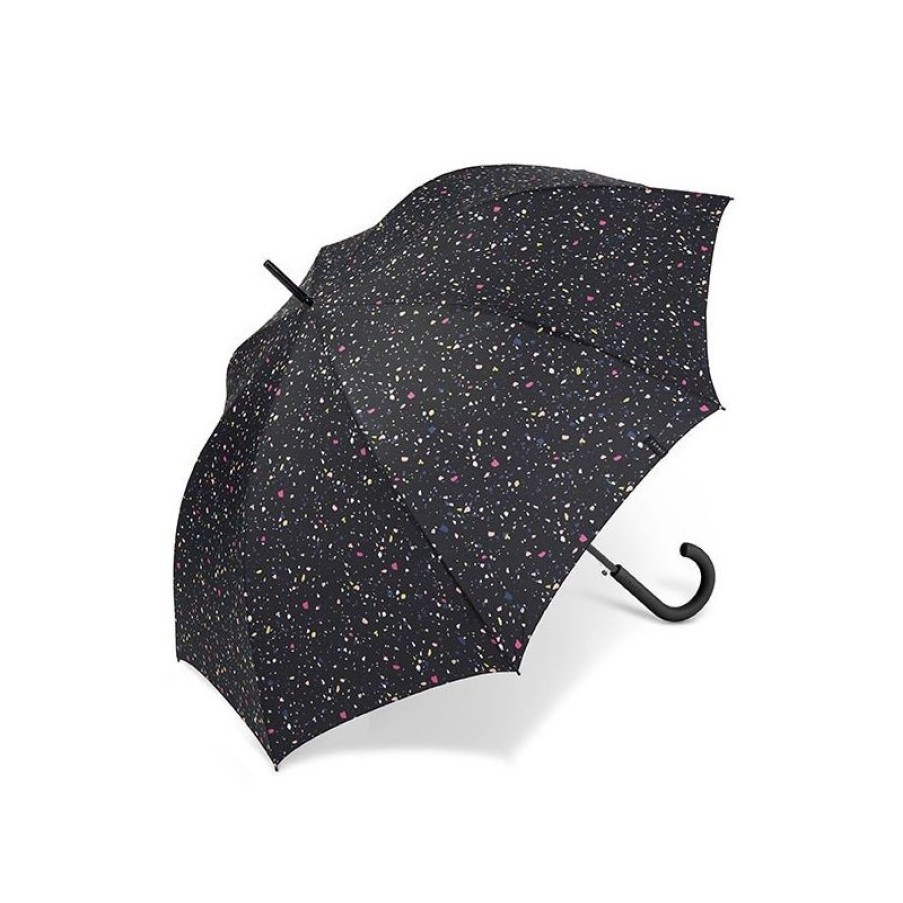 Wholesale Parapluie Droit Esprit Noir Pluie De Couleurs